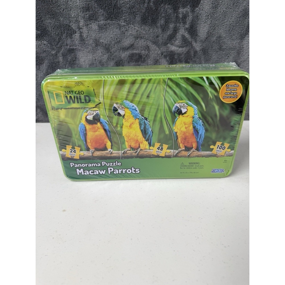 2014 NAT GEO WILD Panorama Puzzle, Macaw New